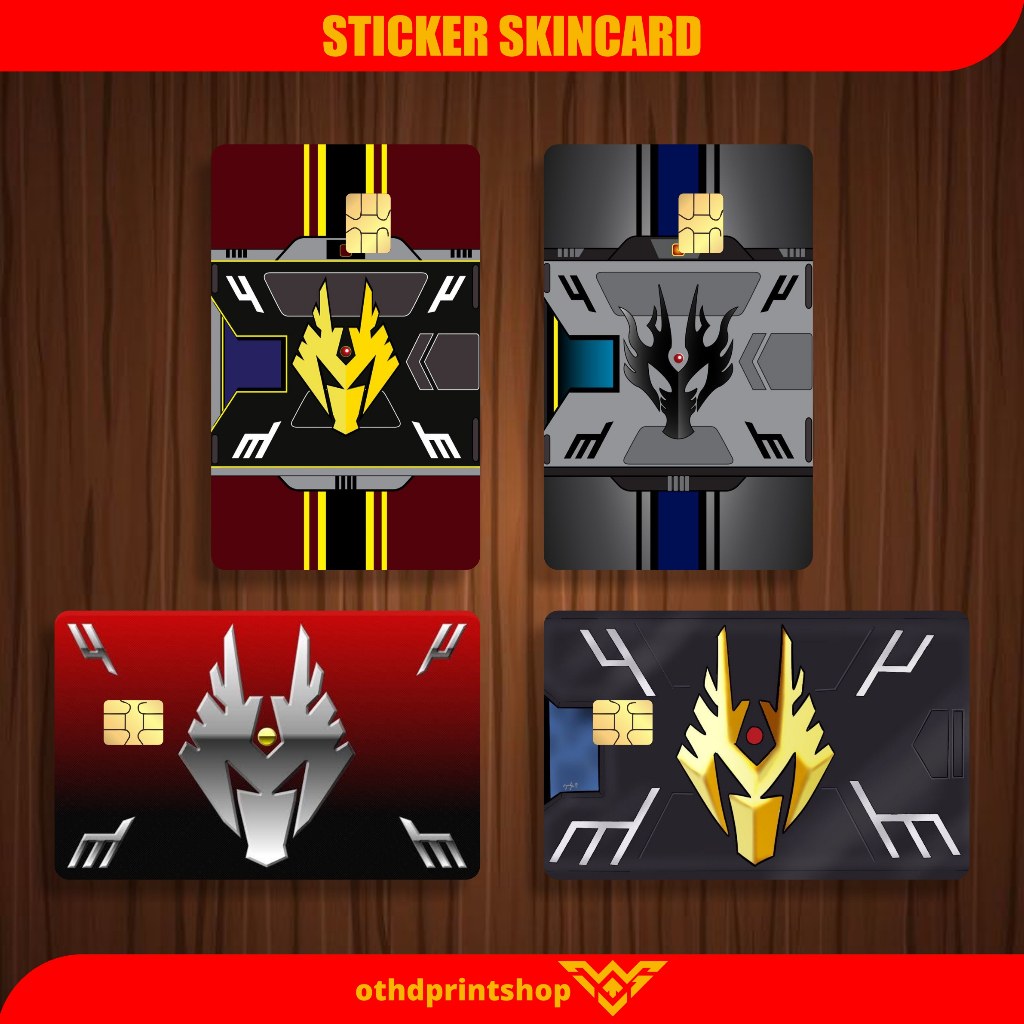 

STIKER ATM SKINCARD KAMEN RIDER RYUKU STICKER ATM EMONEY FLAZZ ETOLL KTP SIM TINGGAL TEMPEL