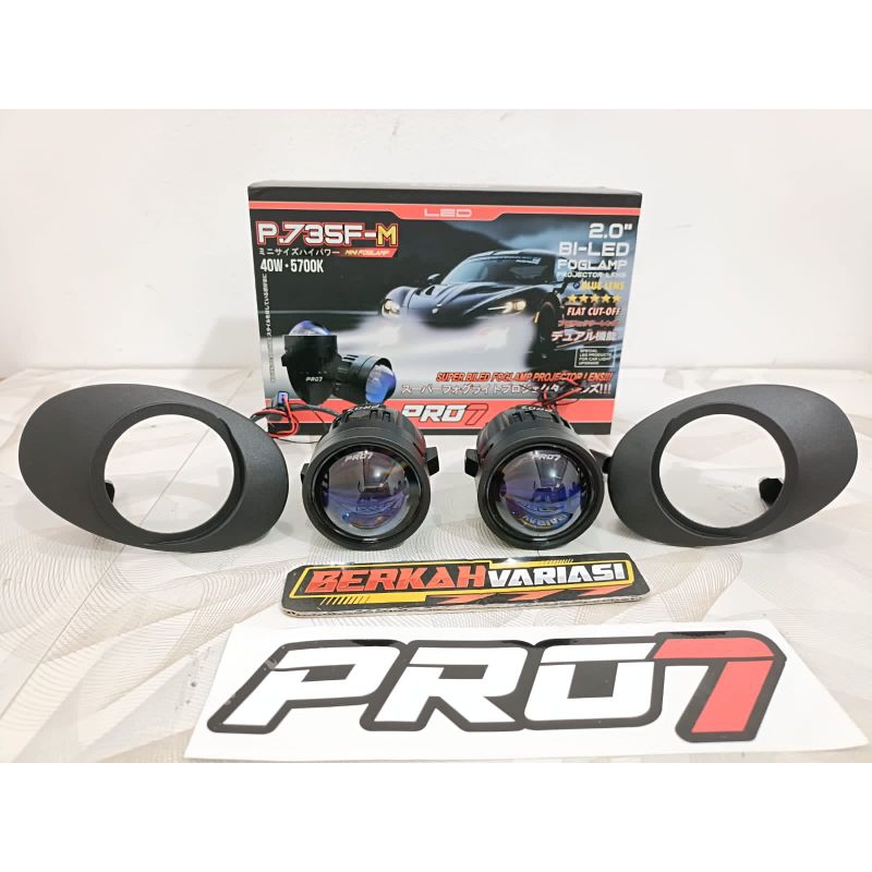 FOGLAMP 2 INCH PRO7 P735F-M MINI FOGLAMP PNP 40W 5700K PNP MOBILIO BRIO JAZZ DLL