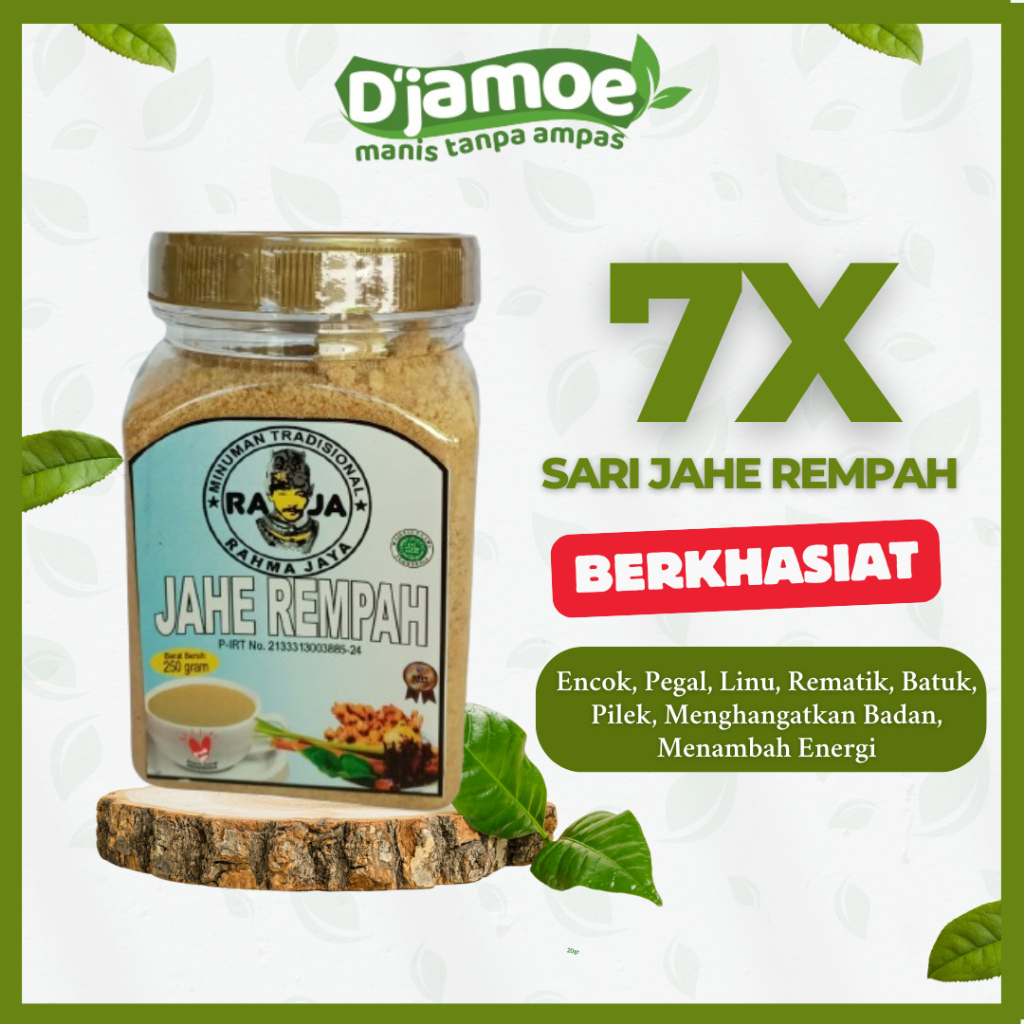 

Ramuan Rempah Jamu Jahe Obat Saraf Kejepit Herbal|Asam Urat|Pegal Linu|Original BPOM Nyeri Sendi