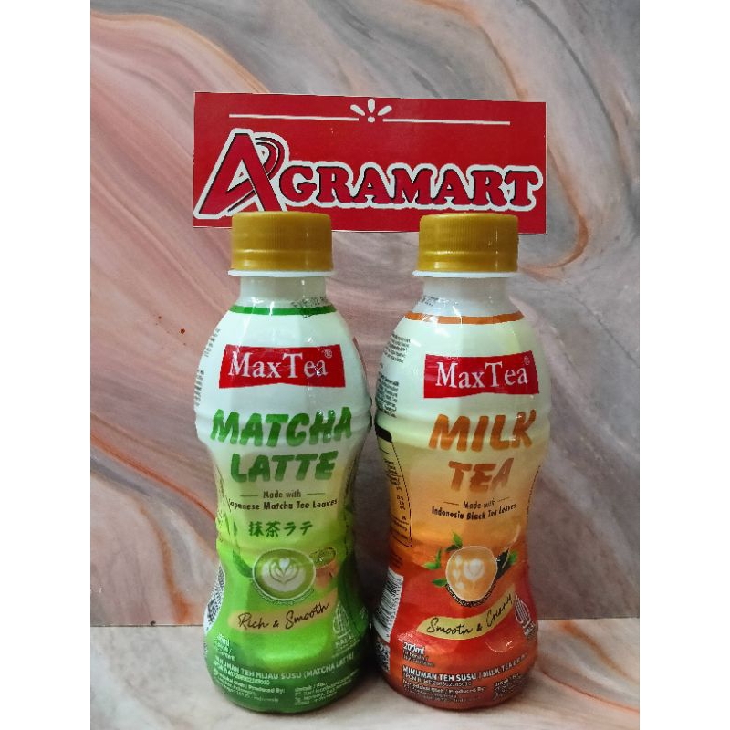 

MAX TEA MILK TEA & MAX TEA MATCHA LATTE 200ML