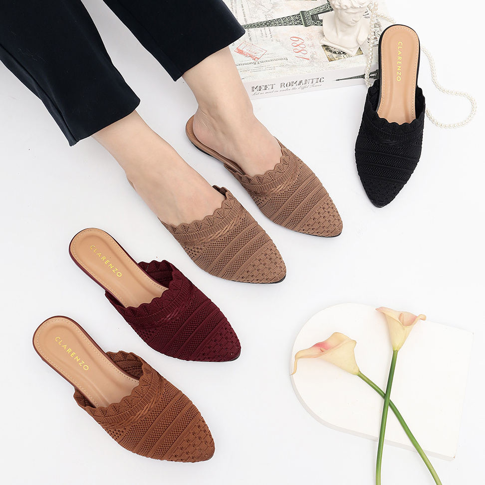 Sepatu  Wanita  Upper  Rajut  - CLARENZO RZ21