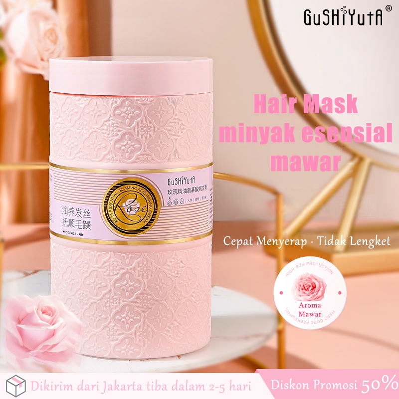 Hair Mask Smooth Hair Mask Keratin 800ml hair mask keratin | Smoothing Hair | Hair Mask Minyak Mawar