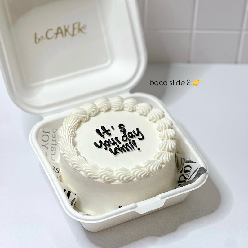 

bento cake (bisa H-1) birthday cake kue ulang tahun korean cake