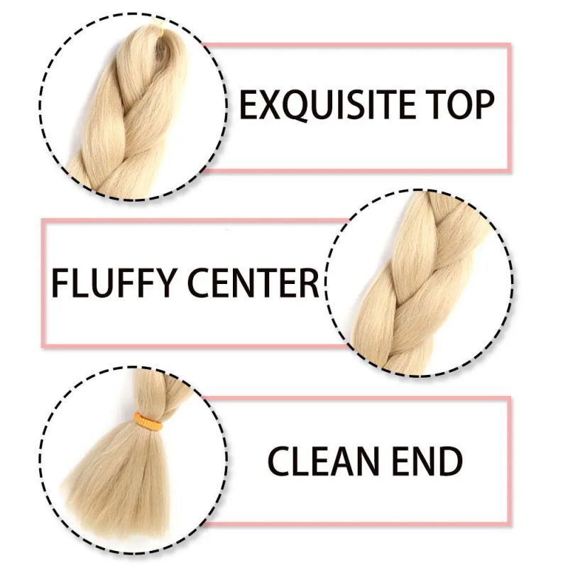 Rambut Palsu Wanita Kepang Extension Rambut Sambung Rambut Kepang Jumbo -
