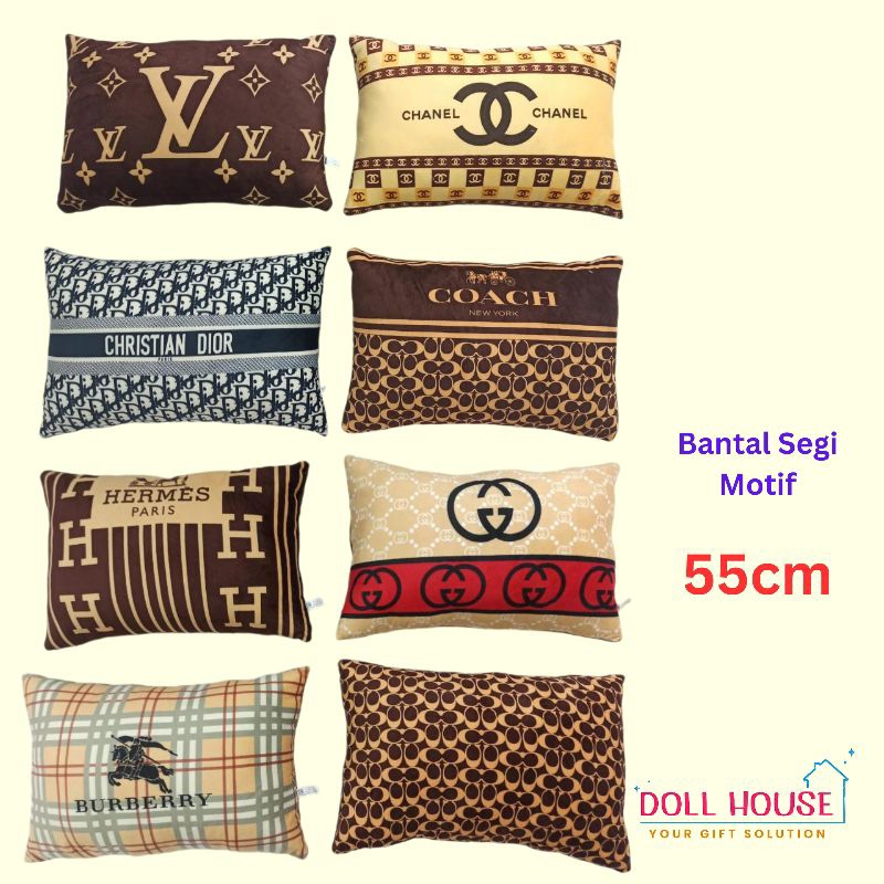 Bantal Sofa Motif Mewah / Bantal Motif Mewah / Bantal Sofa Luxury Brand / Bantal Sofa Gu*ci / Bantal