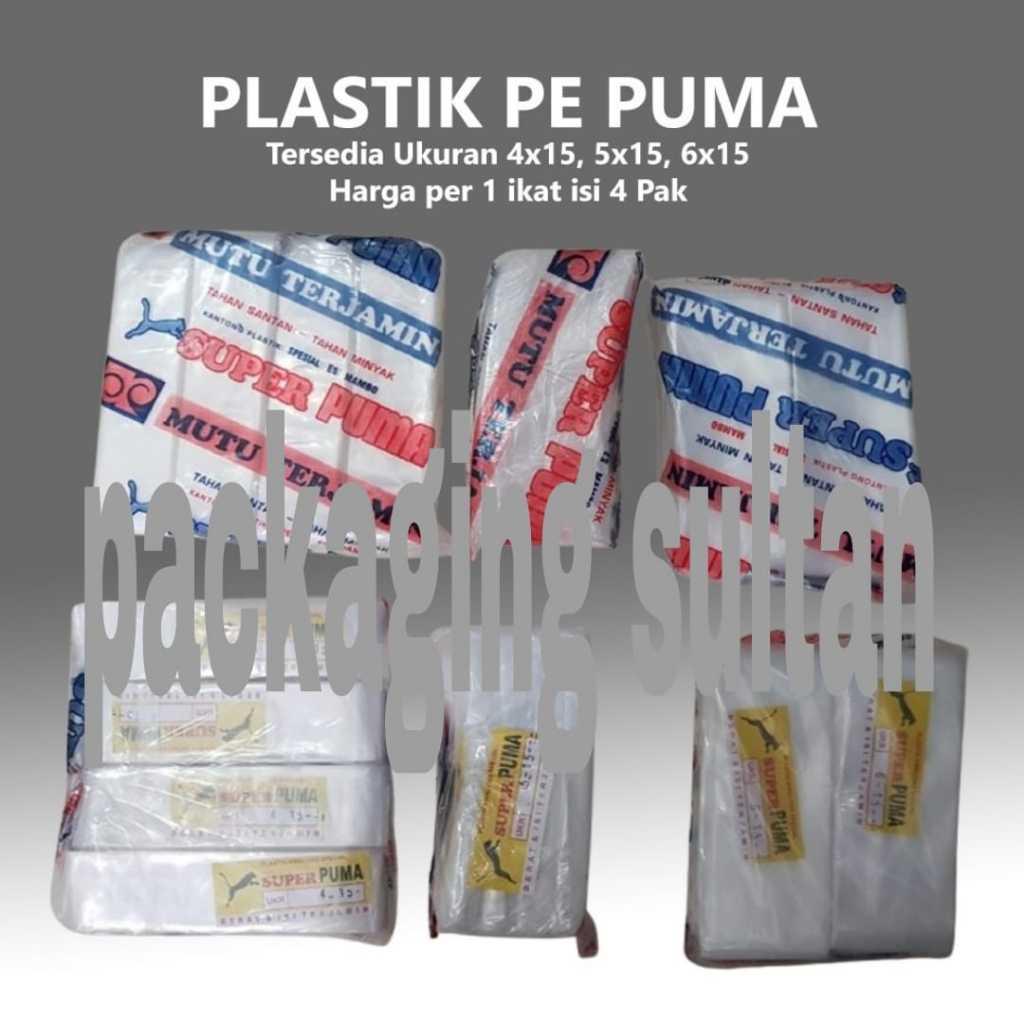 Plastik Es Puma / PE PUMA / Plastik Es Lilin / Ukuran 4-6