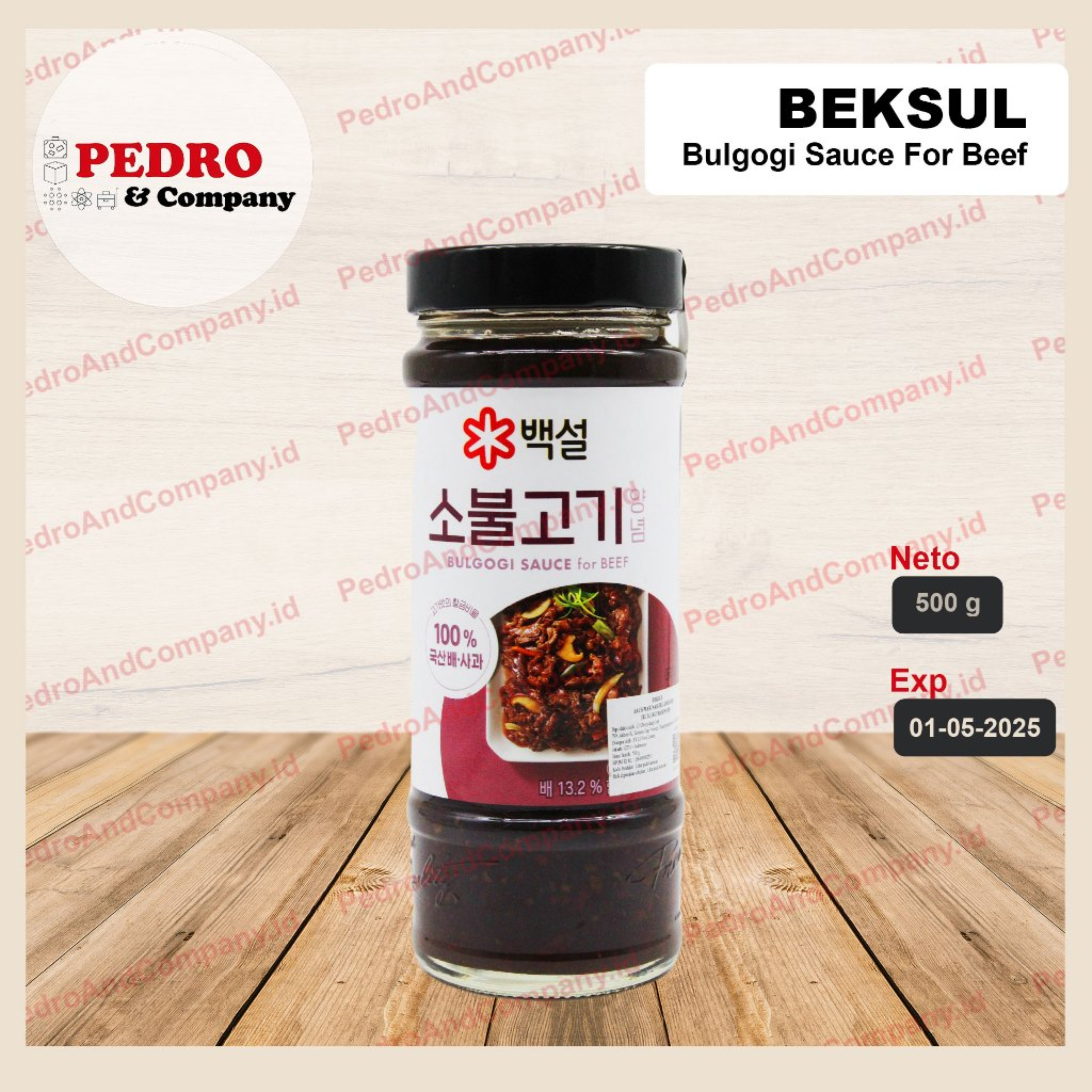 

Beksul bulgogi sauce for beef 500 gram - saus marinasi bbq korea