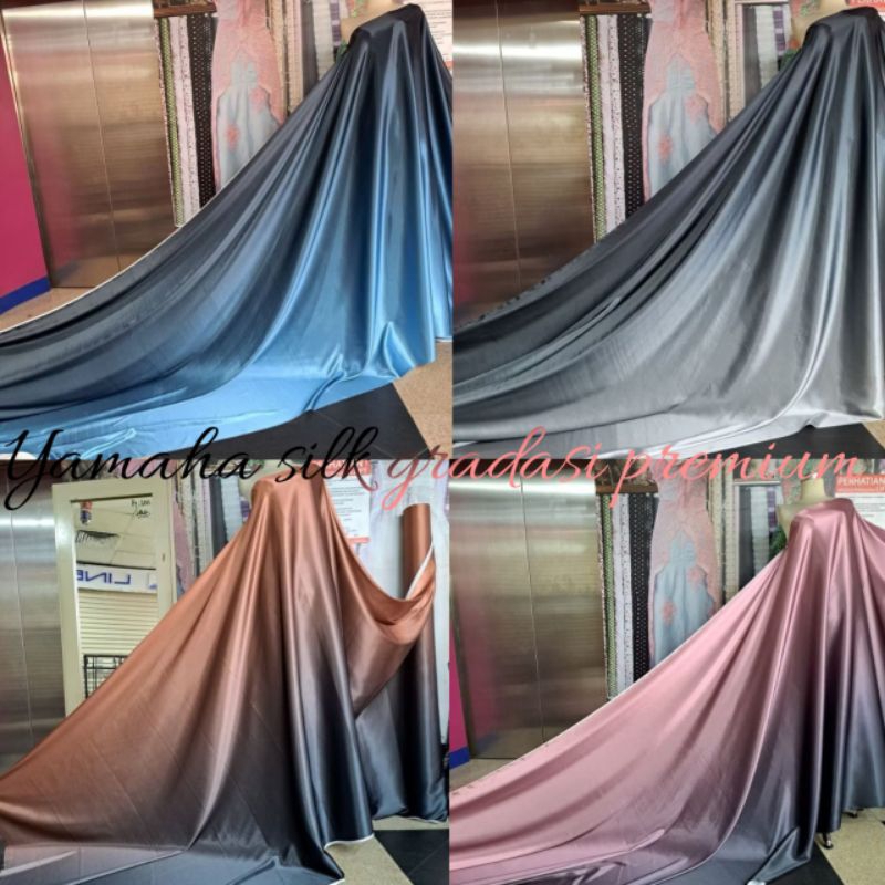 Kain Yamaha silk gradasi premium