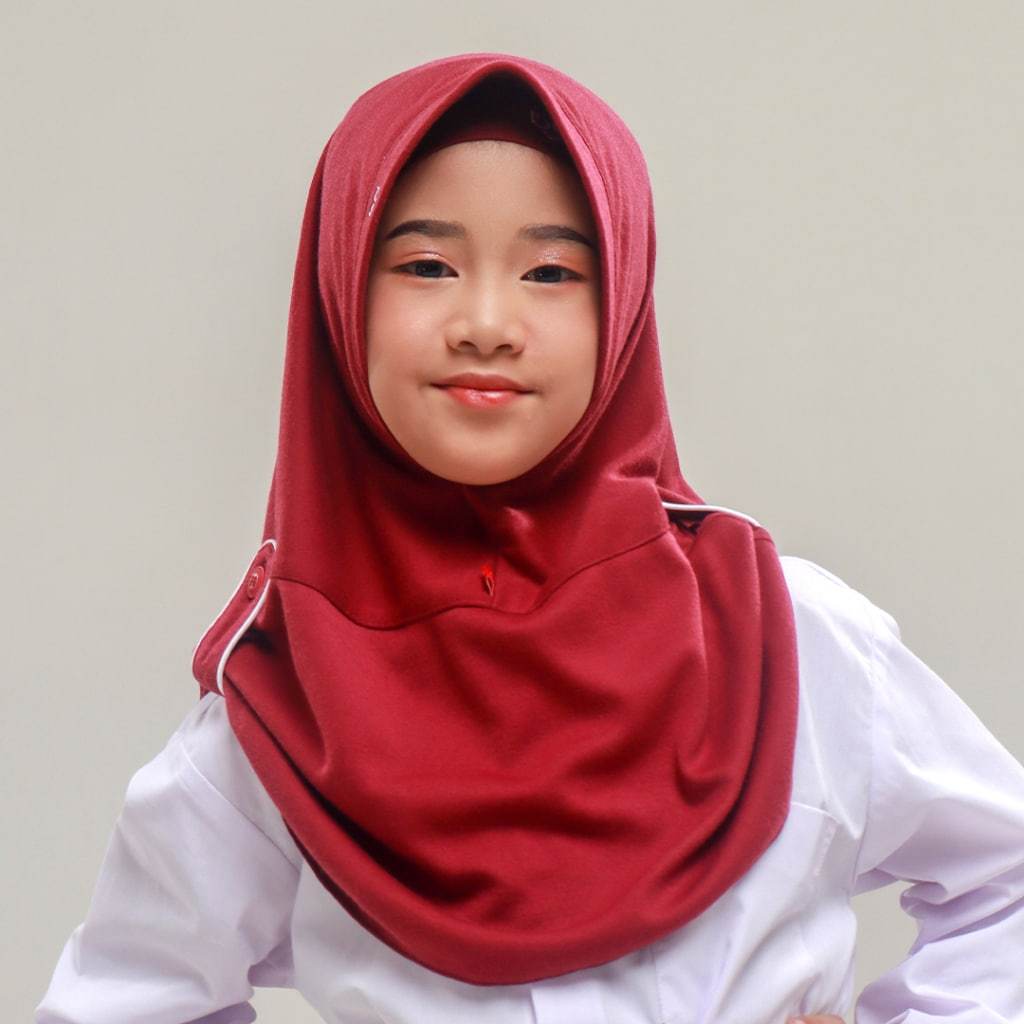 Kerudung Sekolah Instan Anak Bani Batuta Nora Exclusive | Krukid Nora | Kerudung Sekolah Anak | keru