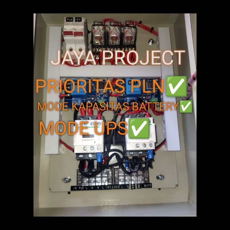 Automatic Transfer Switch (ATS) Syncronus/Synchronus/singkronus/sinkronus 9.900 watt. ATS PLTS-PLN