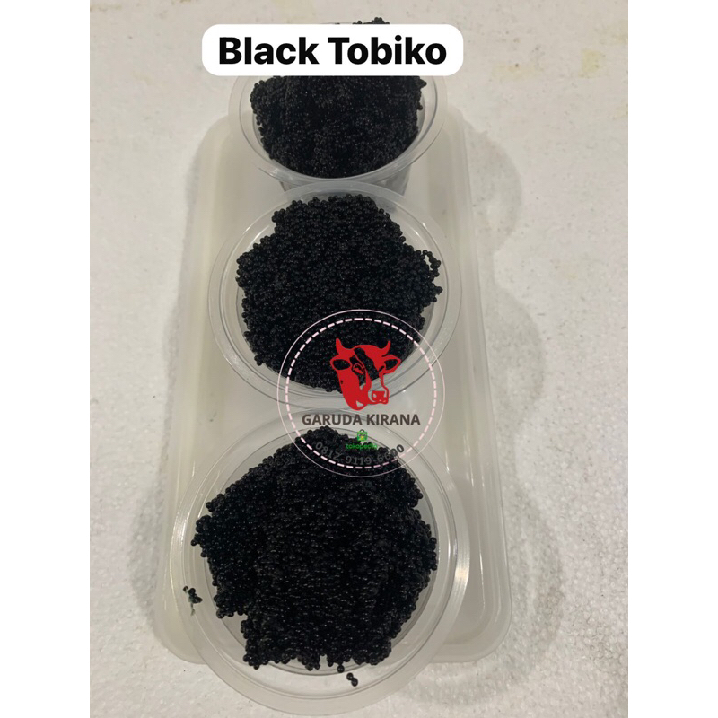 

Tobiko / Telur Ikan Caviar Hitam Rp.32.000/pack (50 gr)