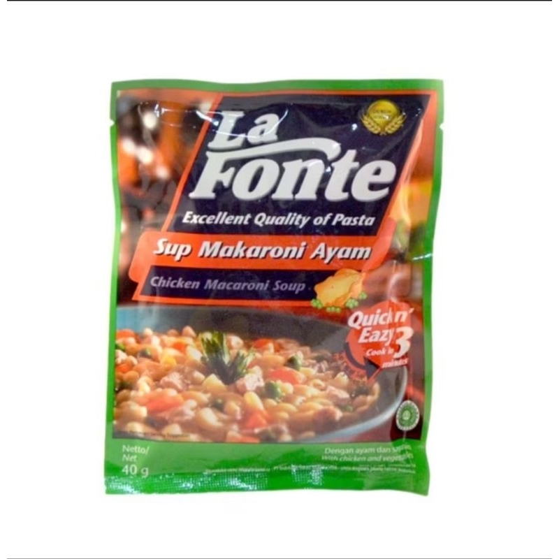 

LA FONTE | La fonte Sup Macaroni Ayam 40GR