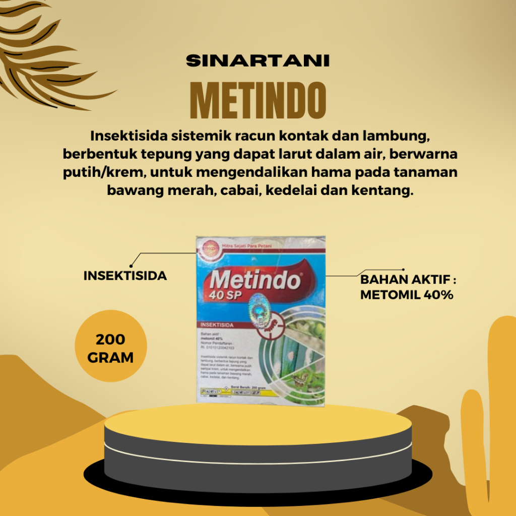 INSEKTISIDA SISTEMIK Metindo 40SP INSEKTISIDA SISTEMIK  -200gram