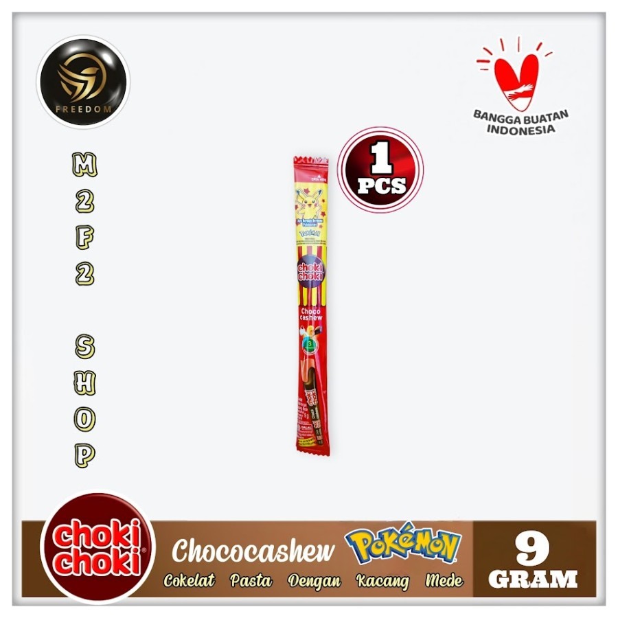 

Choki Choki Stick Chococashew | Stik Cokelat Pasta Kacang Mede - 9 gr (Kemasan Satuan)