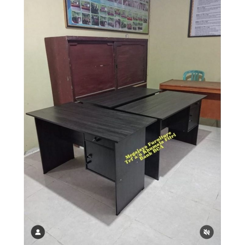 meja kerja setengah biro mt gstar