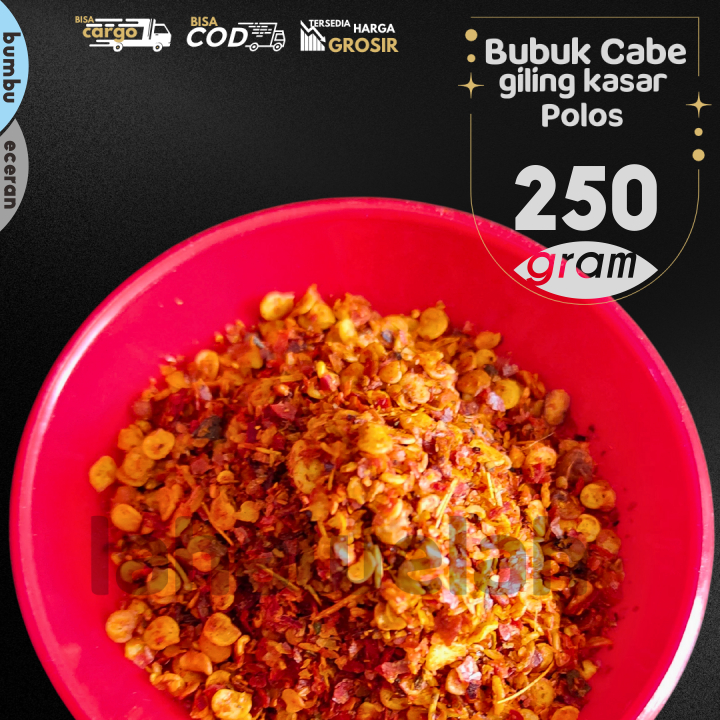 

Bumbu CABE Bubuk Kasar rasa POLOS 250g by Lahawelah