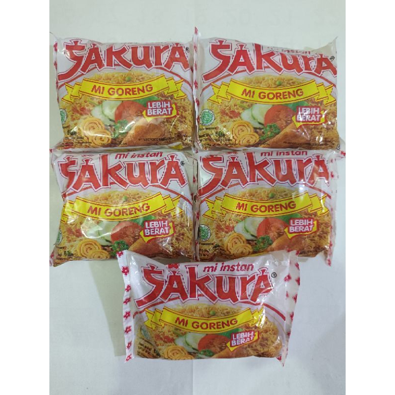 

Mi Instan Sakura Goreng 5 Bungkus @ 60g