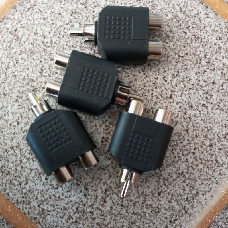 Jack Y RCA Sambungan Cabang Rca Paralel Rca