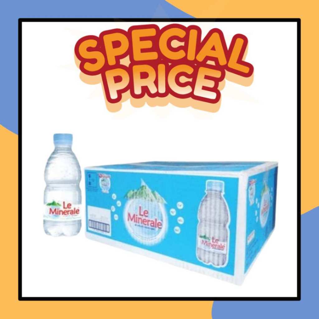 

Le Minerale 330ml isi 24pcs/dus Mineral Water Air Mineral Kemasan LeMinerale