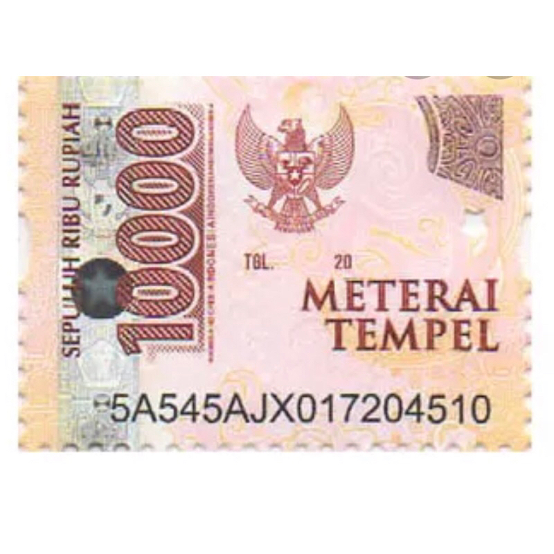 

Materai Tempel 10.000 4 pcs
