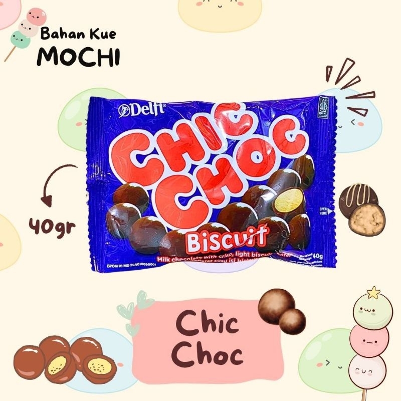 

Delfi Chic Choc Biscuit 40gr