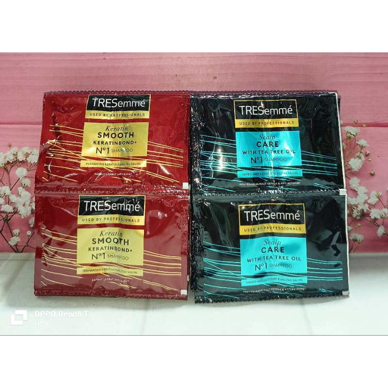 Sampo Tresemme kemasan Sachet Rentengan isi 12 Sachet