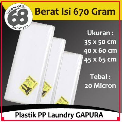 Plastik PP Laundry Merk Gapura