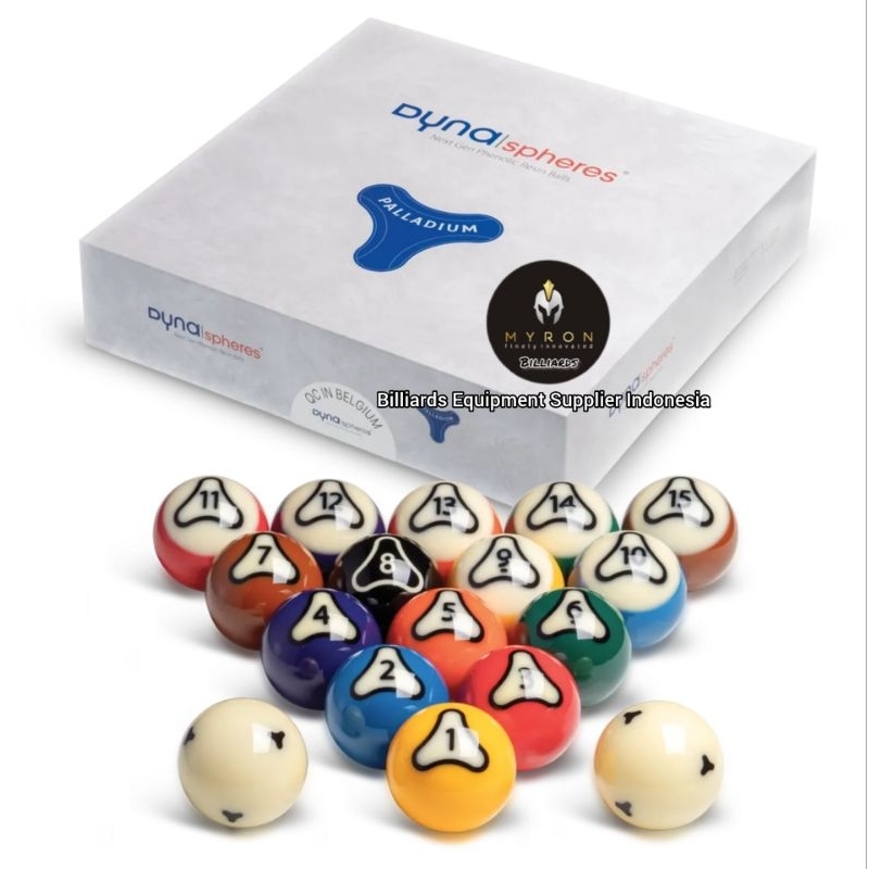 Bola Billiard Dynaspheres Palladium~Belgium Ball