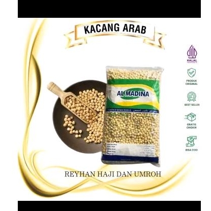 

kacang arab al madina 1 kg original oleh oleh haji dan umroh