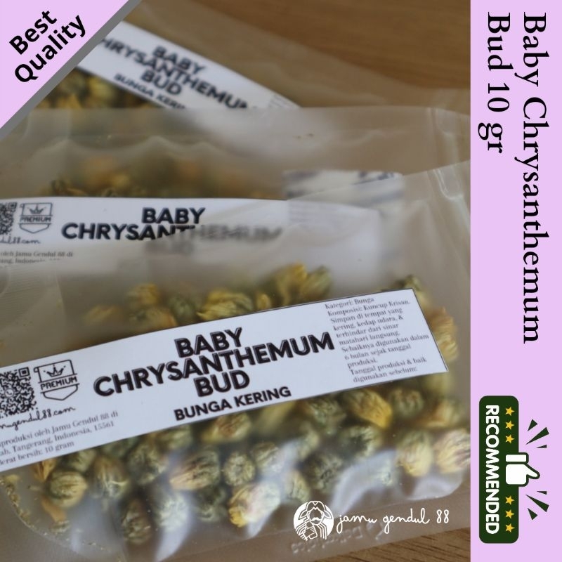 

Dried Baby Chrysanthemum Bud Flower - Teh Bunga Krisan Baby Kering