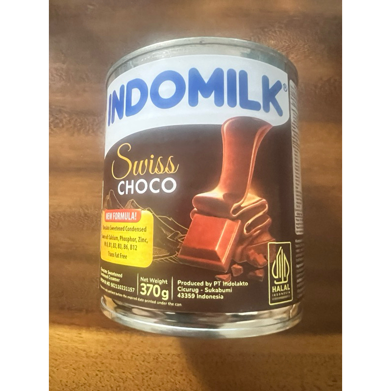 Susu Kental Manis Coklat Indomilk Swiss Choco 370 gmGram