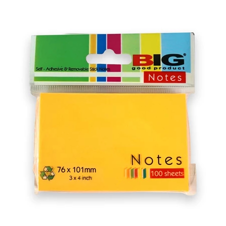 

[SET] STICKY NOTES WARNA BIG 76 X 101 TUMPUK / MEMO TEMPEL / NOTE KERTAS