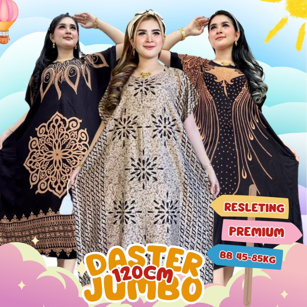 DASTER LOWO JUMBO/DASTER LOWO BUSUI Daster Serut Jumbo ld 120 Daster Rayon Jumbo daster jumbo ld 120
