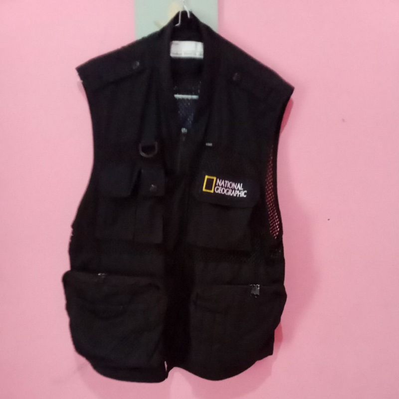 Tactical Vest VELBON preloved/Second costum patch NATIONAL GEOGRAPHIC