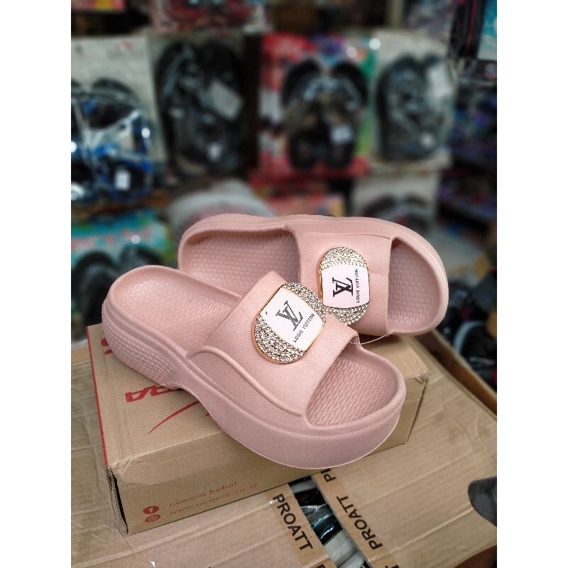 Sandal Wanita Dewasa Sandal Hak Tinggi Perempuan Dewasa bahan Eva Terbaru
