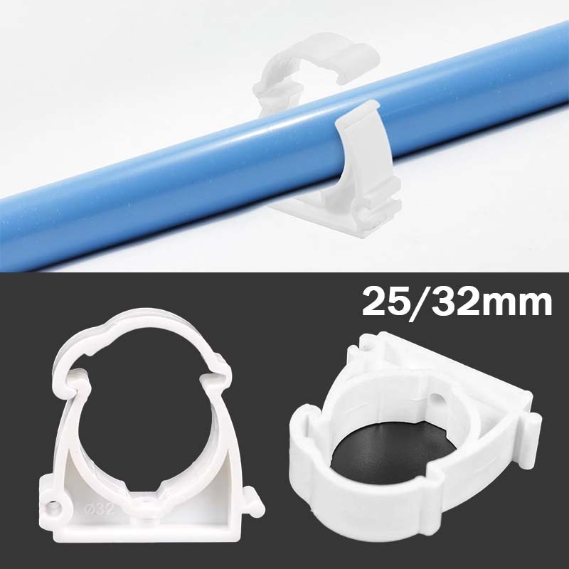 Terlaris - 50Pcs Klem Konduit Ppr Klem Pipa Conduit 25/32Mm Clamp U Klem Pipa Konduit Pipa Clamp