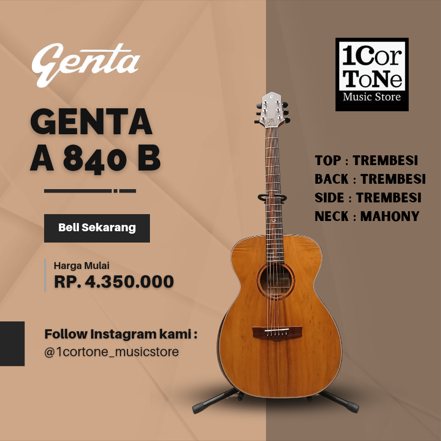 Gitar Akustik GENTA A 840 B