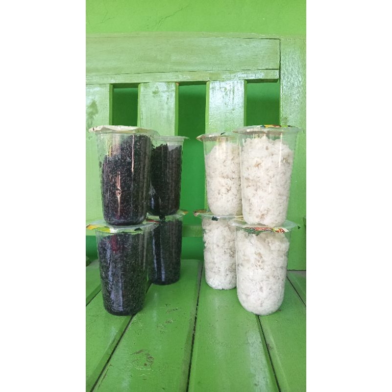 

tape ketan hitam tape ketan putih