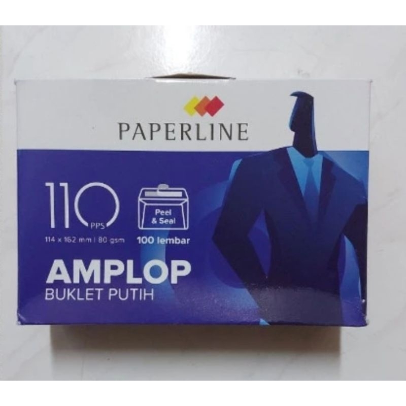 

|AMPLOP PAPERLINE 110 pps (114 x 162mm) putih