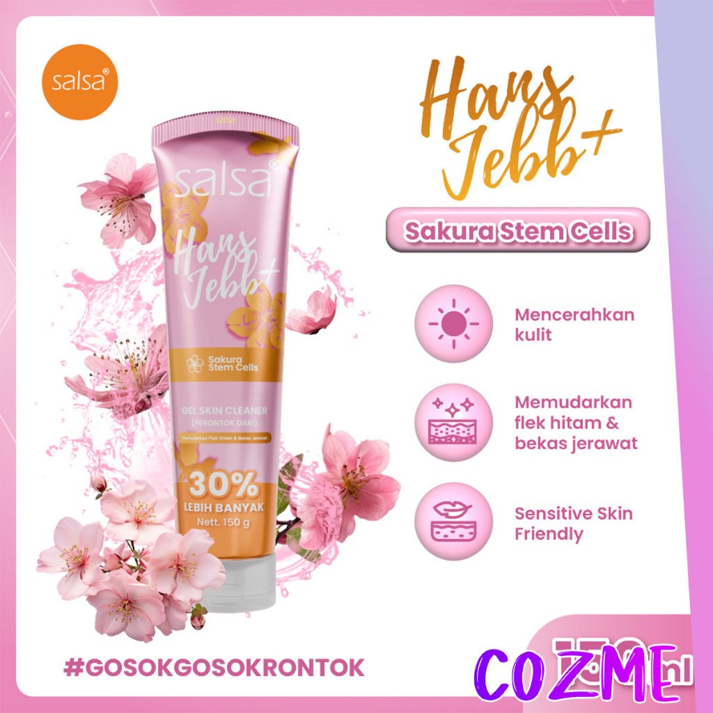SALSA Hans Jebb+ Gel Skin Cleanser 150gr