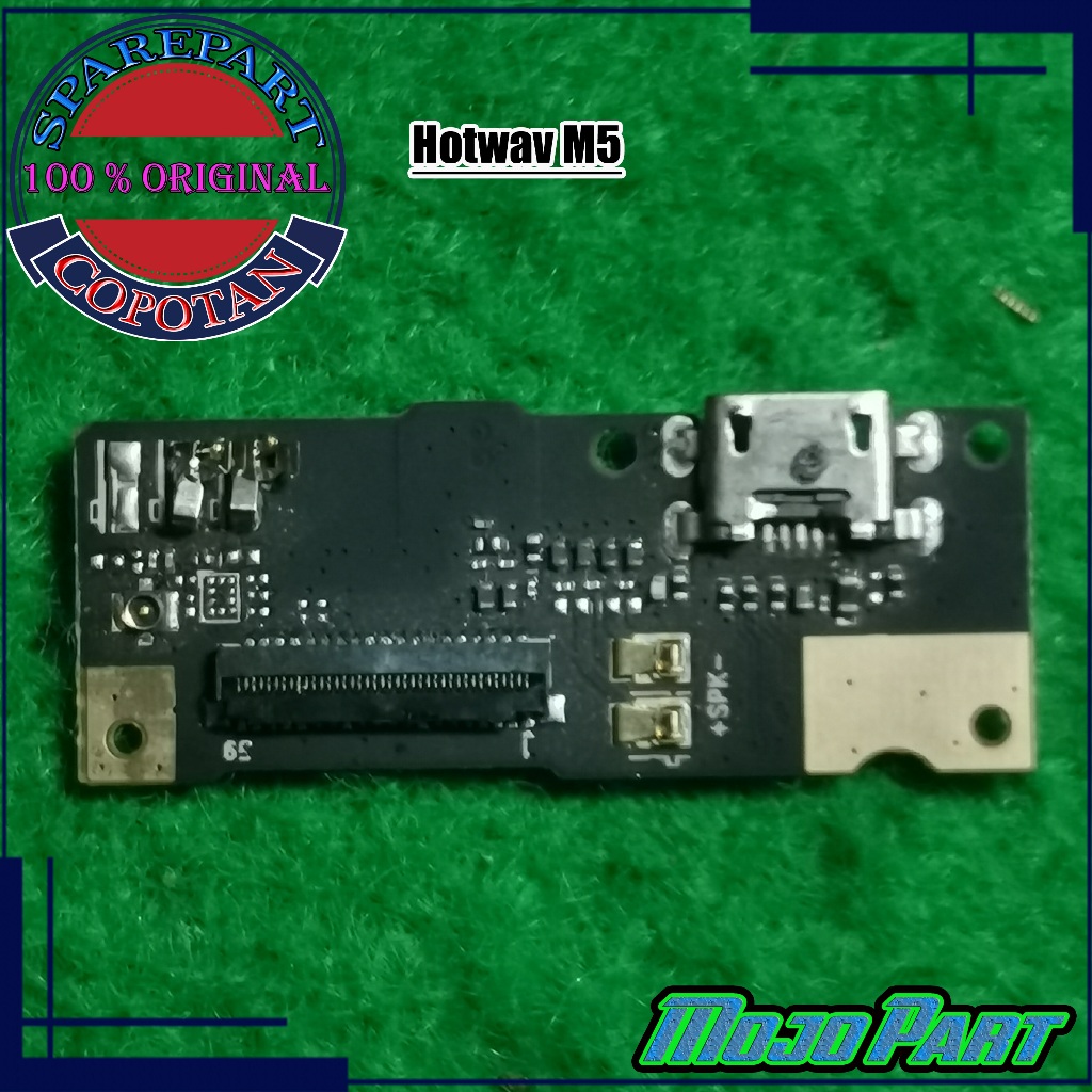 Hotwav M5 papan konektor cas pcb ui board charger mesin bawah copotan