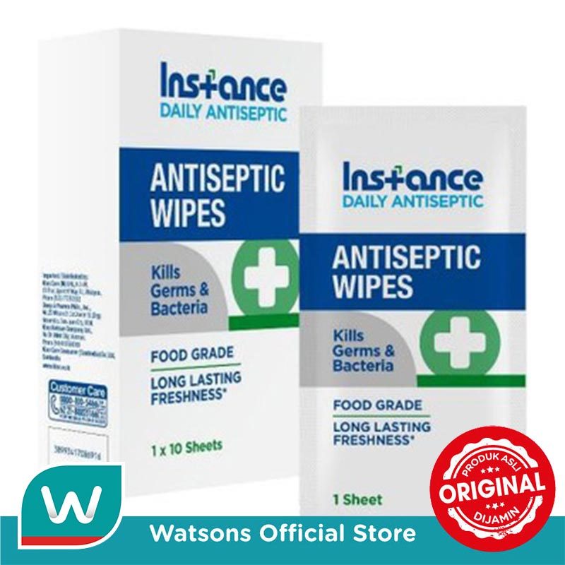 Instance Daily Antiseptic Wipes Tissue 10'S