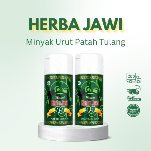 MINYAK HERBA JAWI 99 | MINYAK BUTBUT HERBA JAWI | HERBA JAWI 99 | BAIK UNTUK PATAH TULANG