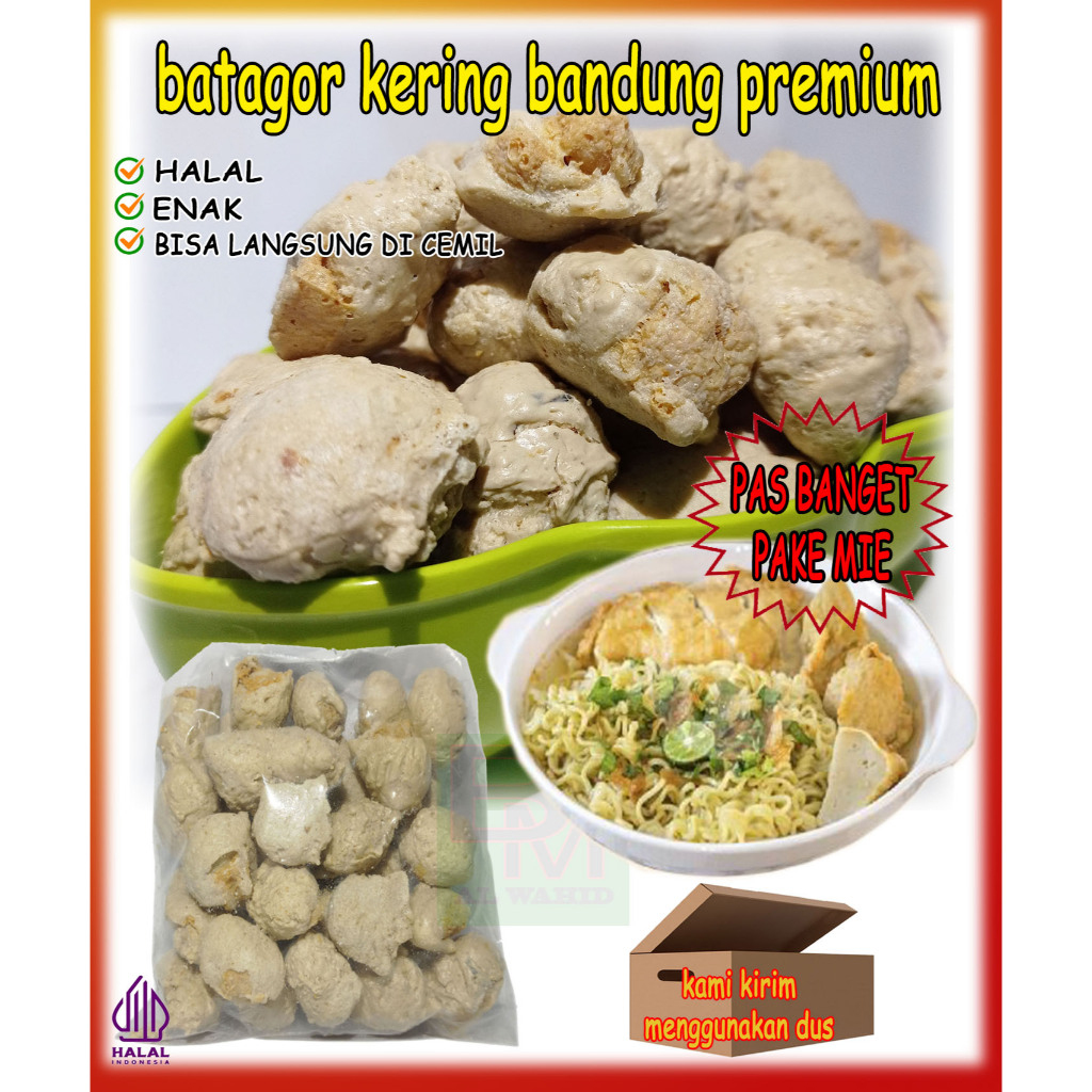 

Batagor kering Besar Kheyla Premium super renyah siap di makan Kemasan 250 gram
