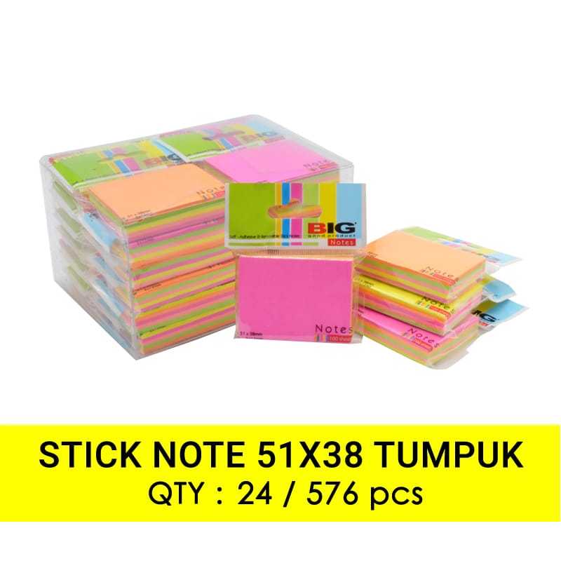 

Satu Pak Pembatas Buku Stick Note Ukuran 51x38 Isi 100 Lembar