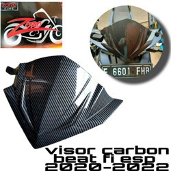 VISOR BEAT DELUXE 2020 CARBON ZORO / VISOR CARBON ZORO BEAT DELUXE 2020