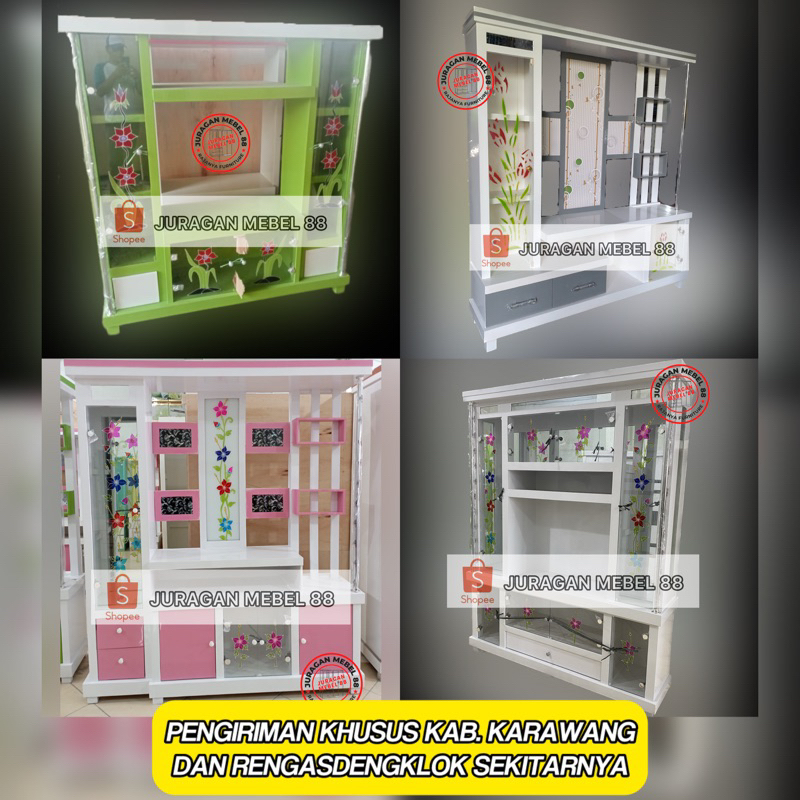 BUFET TV MINIMALIS KARAWANG / LEMARI TV MINIMALIS KARAWANG / BUFET TV KARAWANG
