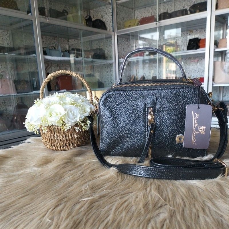 Tas papillon k3437 warna hitam ,asem, cokoren, kopi, merah, cokoren,pink muda, hijau muda, biru muda