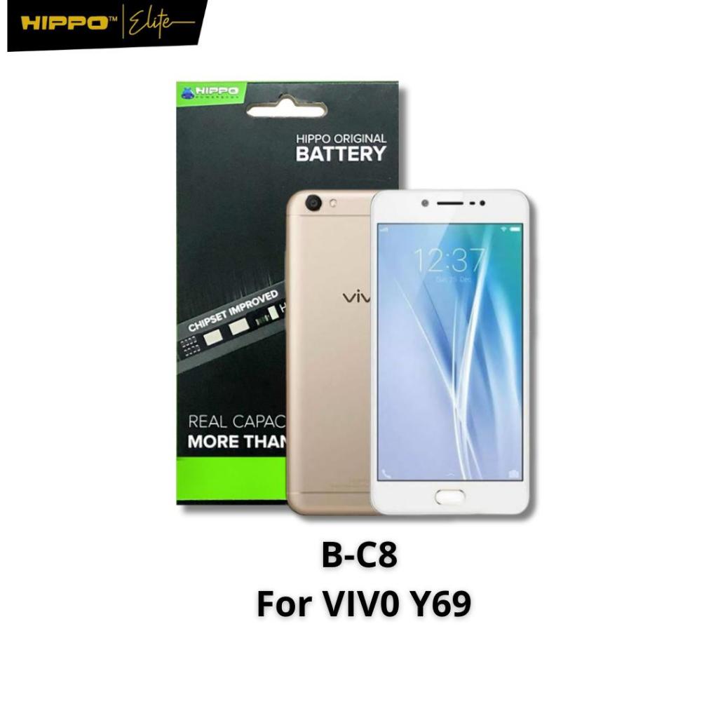 Hippo Baterai VIVO B-C8 Y69 3500Mah | BC8 | Original Cell Battery Batere Batrau