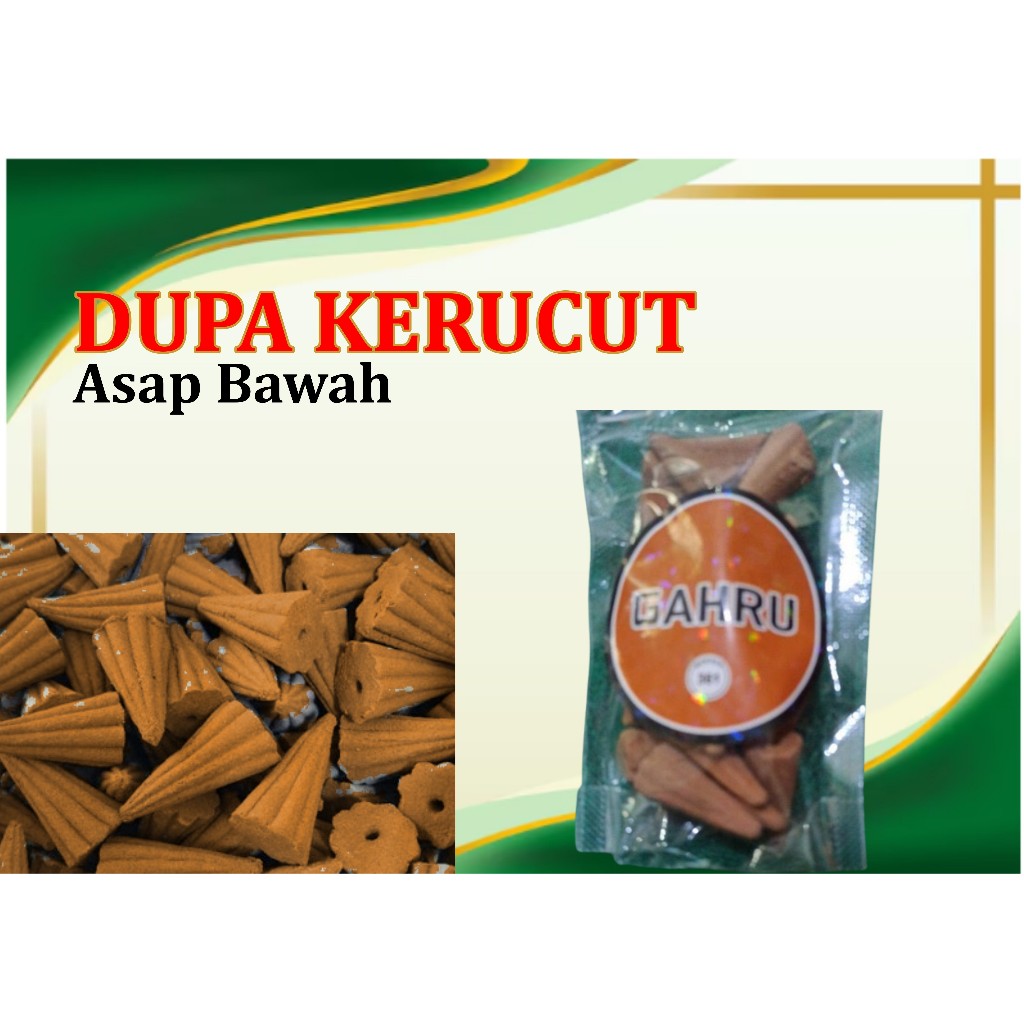 DUPA KERUCUT ISI 25 ASAP BAWAH I DUPA GAHARU KERUCUT